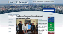Desktop Screenshot of correiofeirense.com.br