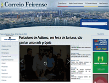 Tablet Screenshot of correiofeirense.com.br